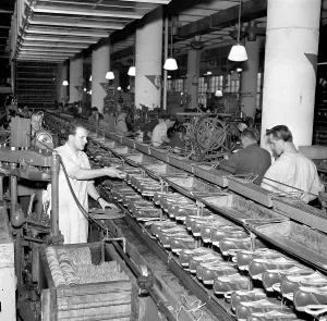 Nationalized: Bata shoe factory