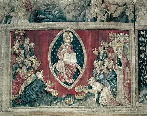 Bataille: BATAILLE, Nicolas (14th c.). Old Men Kneeling