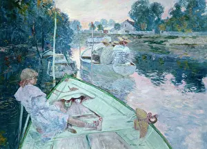 Ranft: Bateaux sur le Lac ' boating scene