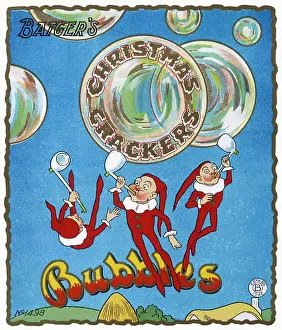 Cracker: Batgers Christmas Cracker label