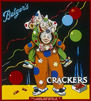 Cracker: Batgers Christmas crackers box label
