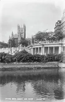 Landmarks: Bath Abbey and River