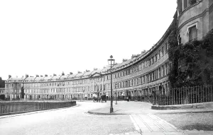 Lansdown: Bath, Lansdown Crescent 1896