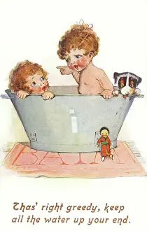 Squabbling: Bath time