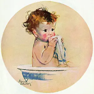 Flannel: Bath-Time by Muriel Dawson