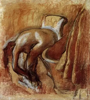Towels: Bather, by Degas