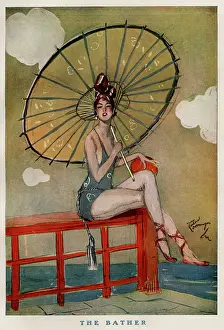 Domergue: The Bather - Domergue