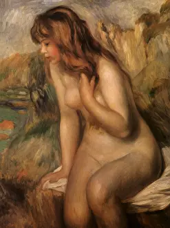 Bather: Bather, by Renoir