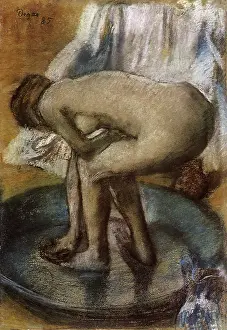 Scrub: Bather in Shallow Tub, by Degas