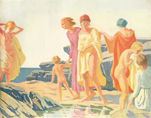 Yellows: The Bathers