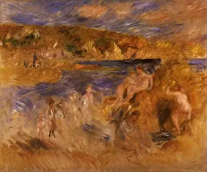 Guernsey: Bathers, Guernsey, by Renoir