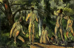Submerged: Bathers, by Paul Cezanne