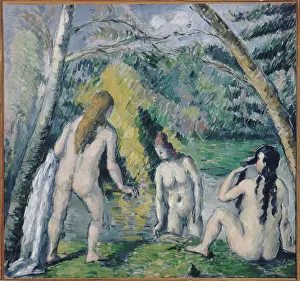 Bather: The Three Bathers, by Paul Cezanne