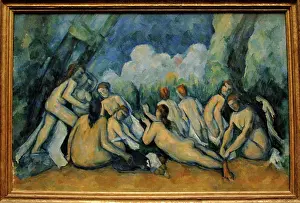 Bathers: Bathers, by Paul Cezanne