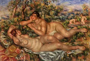 Propped: The Bathers, by Renoir