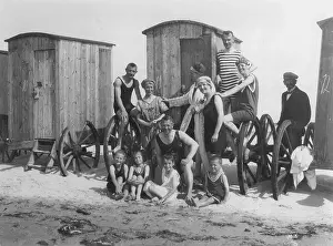 Bathers: Bathers in Sankt Peter-Ording, around 1910