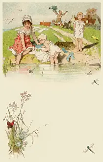Dragonflies: Bathing