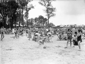 Werian: Bathing beach in Vienna's Gansehaufel
