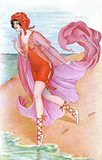 Garters: BATHING BEAUTY C1910