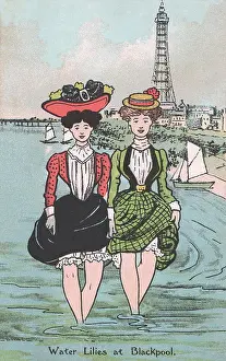Peter & Dawn Cope Collection: Bathing at Blackpool