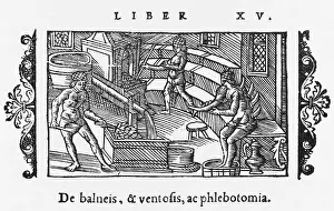 Bloodletting: BATHING/BLOODLETTING 16C