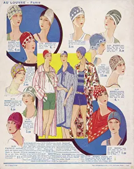 Straps: BATHING CAPS 1929