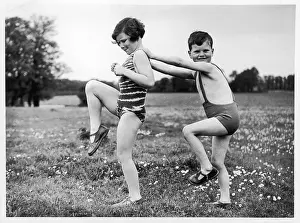 Sandles: BATHING COSTUMES 1930S