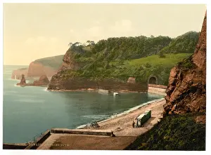 Dawlish: Bathing cove, Dawlish, England