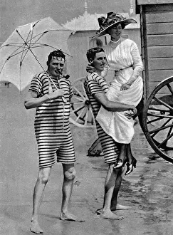 Oostende: bathing, fashion, Ostend, circa 1900