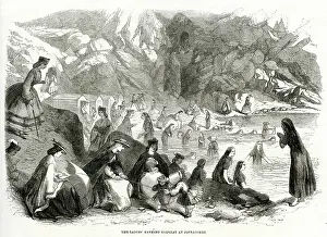 Vulgar: BATHING AT ILFRACOMBE