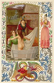 Bathed: BATHING MEDIEVAL CHILD