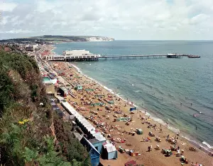 Sandown: Bathing pool and pier, Sandown, Isle of Wight