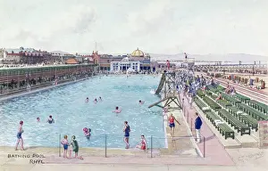 Rhyl: Bathing Pool, Rhyl, North Wales