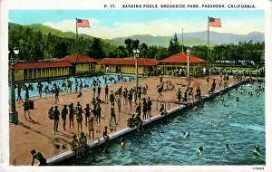 Brookside: Bathing Pools, Brookside Park, California