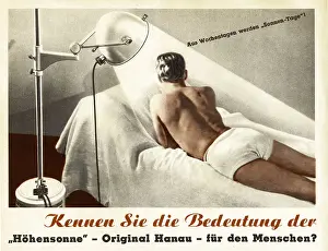Sunbathe: bathing, sunbathing, man lying under tanning
