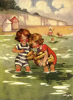 Alarmed: Bathing Teddy Bear