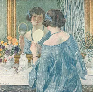 Frieseke: Bathroom Mirror