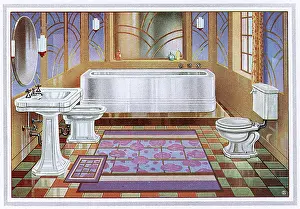 Bidet: BATHROOM SUITE 1/3 1934