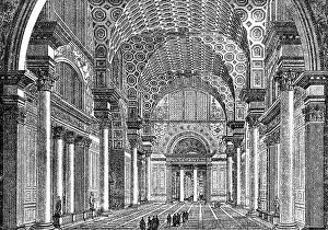 Terme: Baths of Diocletian, reconstruction, 19th century