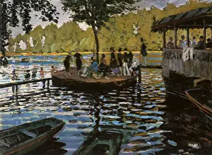 Ripples: The Baths of Grenouillere, by Monet