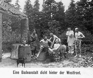 Hygienic: Baths behind the Western front, 1916