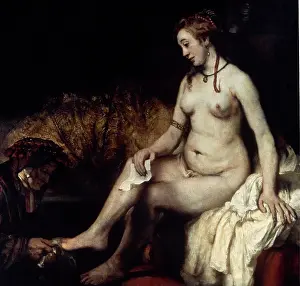 Rembrandt: Bathsheba at Her Bath, by Rembrandt