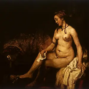 1654: Bathsheba with the Letter from King David, by Rembrandt