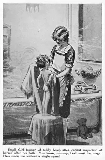 A bathtime scene, by Alfred E. Bestall