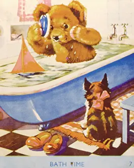 Taps: Bathtime for a teddy bear