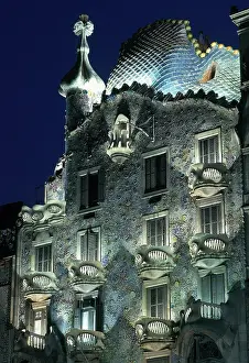 Cornet: Batllo House. Barcelona. Spain