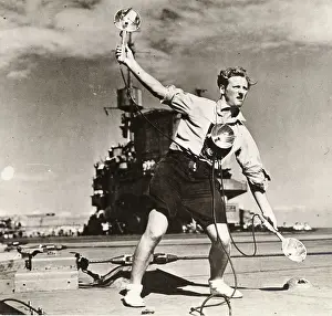 Batsman: A ~Batsman on HMS Illustrious, c 1944