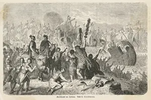 Withdraws: Battle of Actium