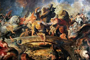 Amazons: Battle of the Amazons, by Rubens