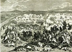 1704: The Battle of Blenheim 1704, drawn by Godefry